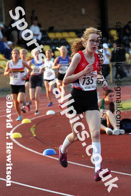 1500 metres, 2021 North East Grand Prix 5, Monkton, Wednesday, July 21st. Photo: David T. Hewitson/Sports for All Pics